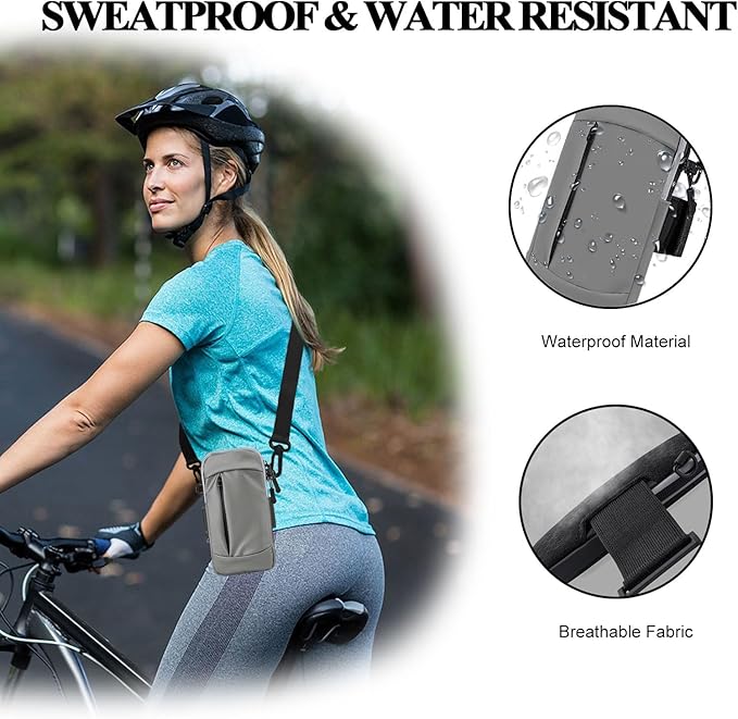 Phone Holder for Running Armband Sports,Cell Phone Purse Small Crossbody Bags for Women Men Kids, iPhone 11 12 13 14 15 Pro Max Xs Xr X 8 7 Plus SE Mini Galaxy Ultra S24 Note Arm Bands Pouch