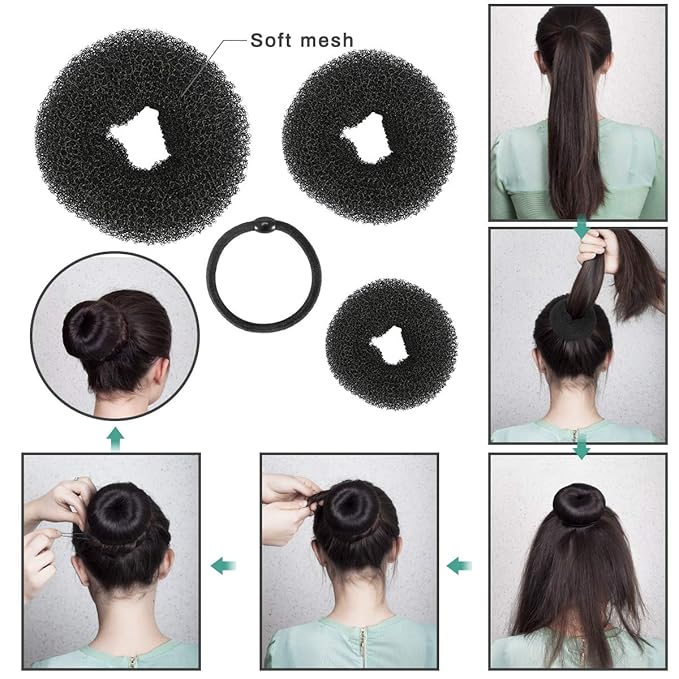 40 Pcs DIY Hair Braiding and Modelling Tool Kit - Number-one Fashion Accessories with Spiral Hair Styling Tools for Girls and Women