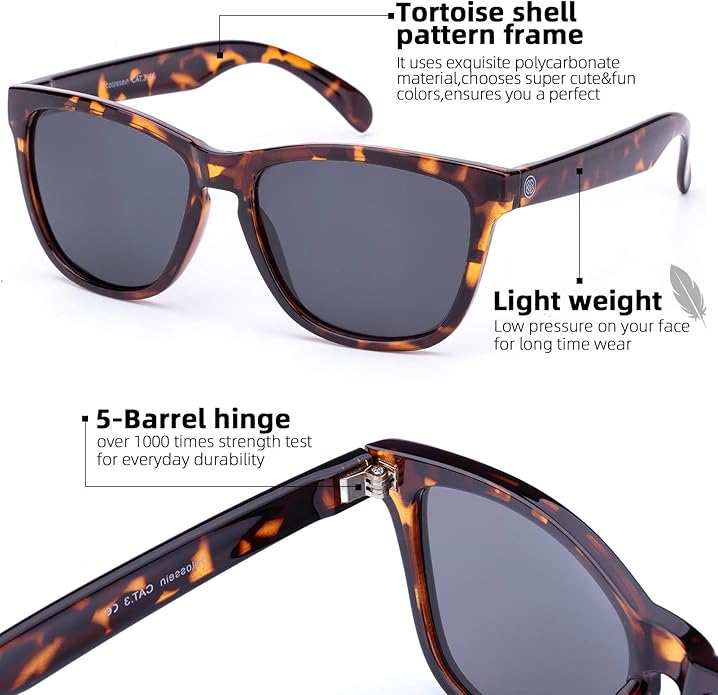 COLOSSEIN Sunglasses Womens,Classic Square Frame UV400 Mirrored Lens,Sunglasses Fit For Beach,Vacation,Driving