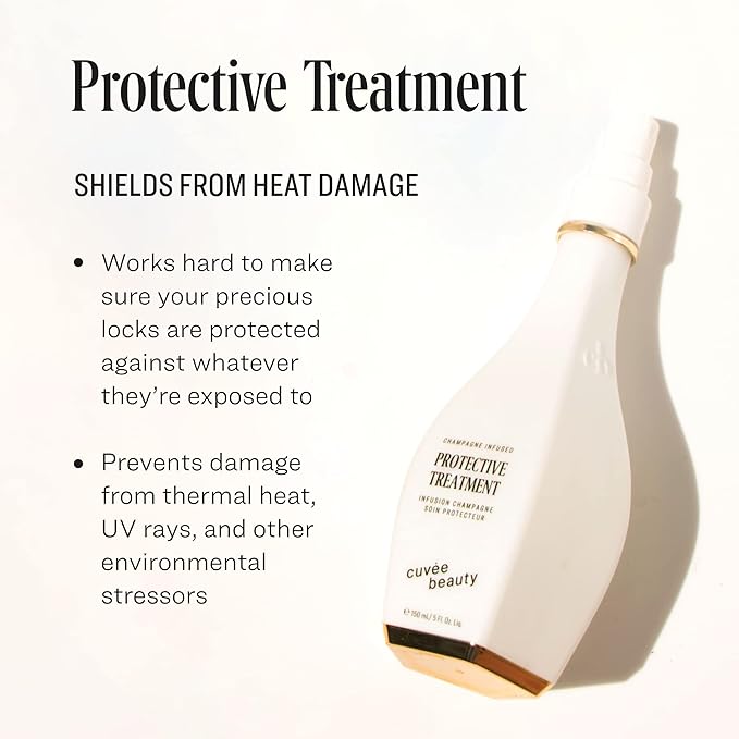 CUVÉE BEAUTY Protective Treatment - 5 fl oz - Protects Hair Against Heat, UV Rays & Environmental Stressors