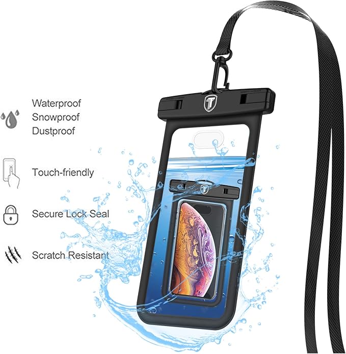 Njjex Waterproof Phone Pouch Floating Case Cellphone Dry Bag For Samsung Galaxy S25 Ultra S24 S23 S22 S21+ S20 S10 S9 Note 20 Ultra A12 A13 A14 A15 A35 A16 5G iPhone 16E 16 15 Pro Max 14 13 12 11 Xr X