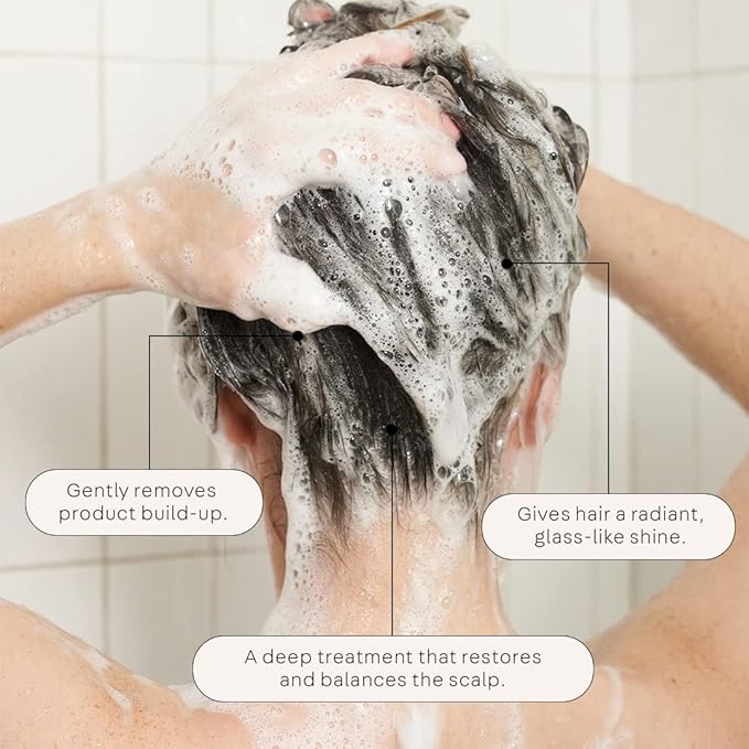 NATURELAB. TOKYO Perfect Clean Scalp Scrub LIMITED EDITION Sakura Scent:2-in-1 Hair Treatment to Clarify and Remove Product Buildup for Immense Shine I Cherry Blossom Scent | 8.1 OZ