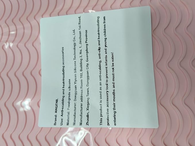 ANGENIL Professional Silicone Heat Resistant Mat Pouch for Hair Straightener, Curling Iron and Flat Iron, Portable Travel Mat and Cover for Hair Styling Tools, Grey