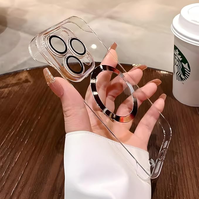 Compatible With iPhone 16 Plus Silicone Minimalist Case, Camera Lens Bumper, Frameless Design, Ultra Thin and Shockproof, Simple and Practical Impact Protection. Clear
