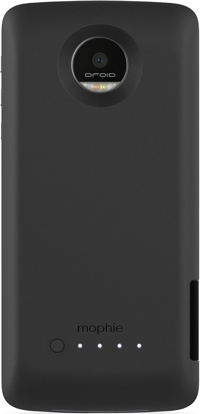 Mophie Juice Pack Protective Battery Case For Motorola Moto Z (3,000mAh), Black, 3505_JP-MOTO-BLK