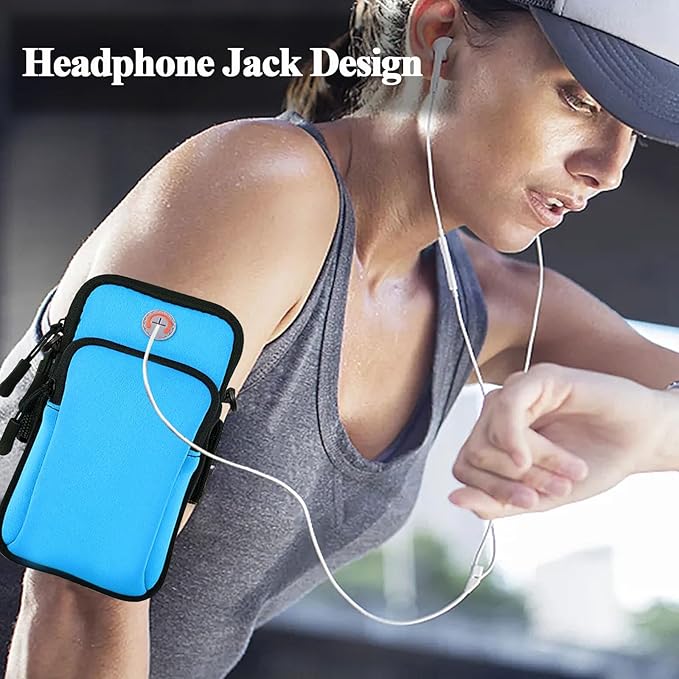Phone Holder for Running Armband,Cell Phone Purse Crossbody for Women Men Kids,iPhone 16 16e 15 14 13 12 11 Pro Max Xs Xr X Plus SE Mini Galaxy Ultra S24 S25 Note Pouch Exercise Arm Bands Bag