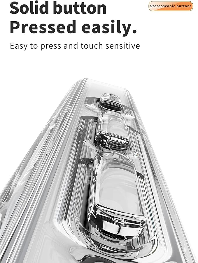 for iPhone 16 Pro Max Bumper Case Backless, Built-in Camera Cover & Kickstand Function Slim Fit No Back TPU Bumper Frame Compatible with MagSafe Shockproof (Clear)