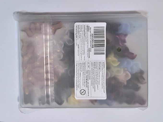 Mini Hair Claw Clips for Girls and Women, Funtopia 72 Pcs Small Hair Clips Pins Clamps Non Slip Tiny Plastic Jaw Clips (Assorted Colors)