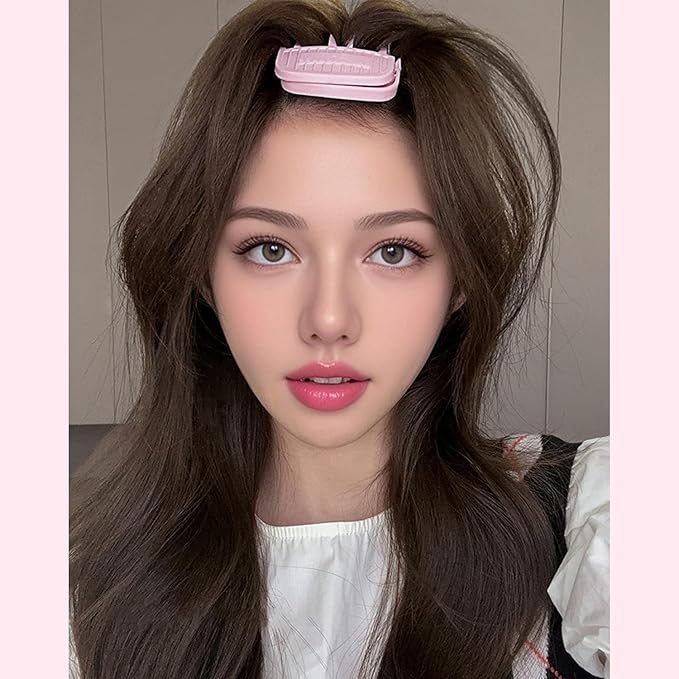 2Pack Hair Volume Clips, Volume Hair Clips for Fluffy Bangs, Easy High Crown Volumizing Hair Clips for Women,Root Clips for Curly Hair Volume Tool Natural Voluminous Look(Purple)
