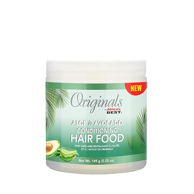 Originals by Africa's Best Aloe & Avocado Conditioning Hair Food - for Brittle, Dry Hair, 5.25 oz