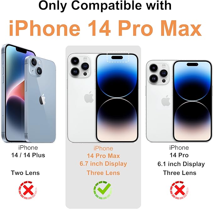 for iPhone 14 Pro Max Clear Bumper Frame No-Back Case, Slim Fit Ultra-Light Anti-Yellowing Transparent Protection Heat Dissipation Phone Cover Case 6.7"
