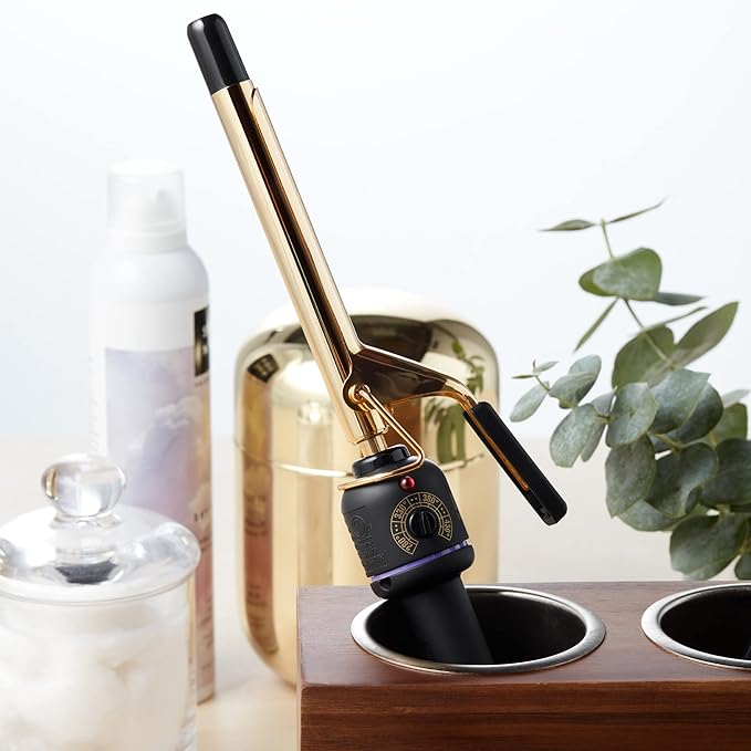 Hot Tools Pro Artist 24K Gold Curling Iron | Long Lasting, Defined Curls (5/8 in)