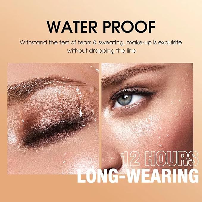 Pale Pink Eyeshadow Stick Makeup,Matte Cream Eye Shadow Pencil,High Pigmented Crease proof Glitter Eye Shadow Brightener Stick,Waterproof Long Lasting Eye Highlighter Crayon Eyeliner
