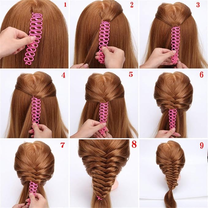 20Pcs Ponytail and Braiding Tool Set for Women's Hair Styling Accessories