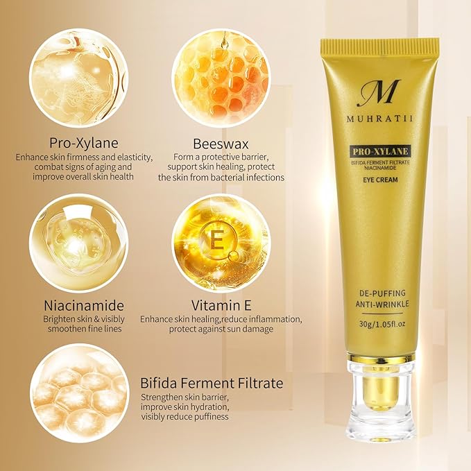 6% Proxylane Eye Cream, Anti Aging Retinol Eye Cream For Dark Circles, Pro-Xylane Active Anti-Wrinkle Eye Cream,Eye Repair Cream For Puffiness For All Skin Types(30g/1.05 Fl Oz)