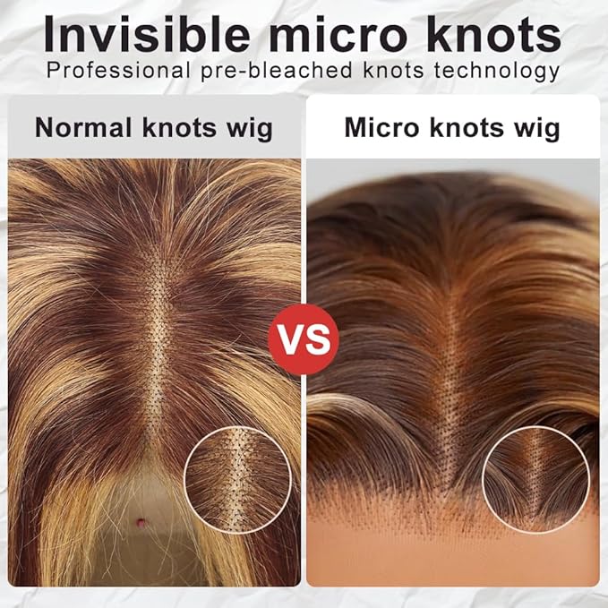 Ombre Lace Front Wig Human Hair 220% Density 4/27 Highlight Wig Human Hair Pre Everything 7x5 Highlight Body Wave Wigs Balayage Glueless Wig Blonde Highlight Wig For Women Brown And Blonde Wigs 22 In