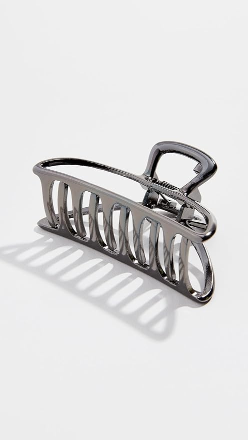 Kitsch Metal Hair Clips for Women - Durable & Elegant Metal Claw Clips, Perfect for Everyday Use & Special Occasions - Hematite, 1 Piece
