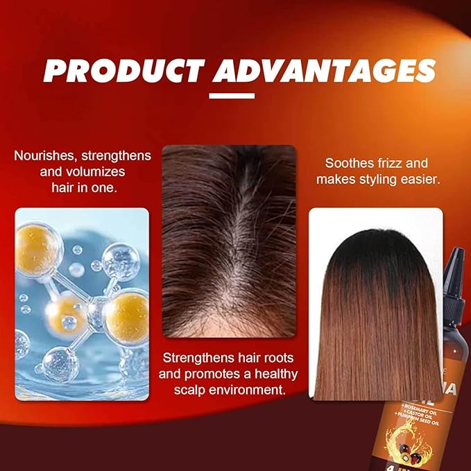 2PCS Batana 4-in-1 Strengthening Hair Treatment | Botanical Oil Blend for Split End Defense & Scalp Care, Family Duo Pack 4.05 Fl Oz x 2