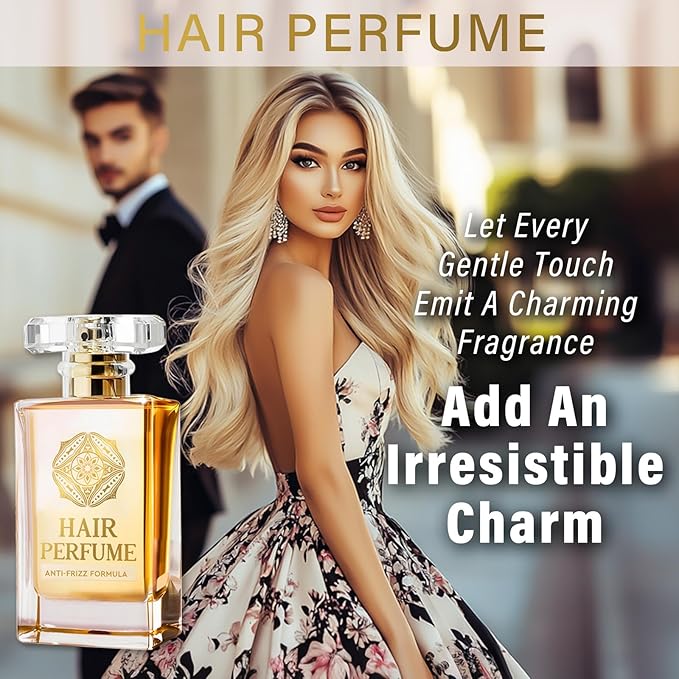 MOSKILA Hair Perfume, Pheromones Perfumes for Women, Natural Perfume Oil Extract to Hair Care and Attract Him, Lasting Fragrance for Long Time, 1.7Fl Oz