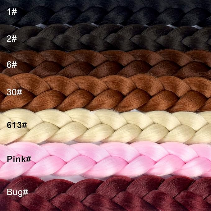 2 Pack Long DIY Braided Ponytail Extension with Hair Tie Straight Wrap Around Hair Extensions Ponytail(30#)