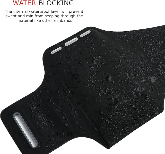 Waterproof Samsung Galaxy Plus S25/S24/S23/S22/S21/S20 Running Armband. Sports Phone Case Holder for Runners