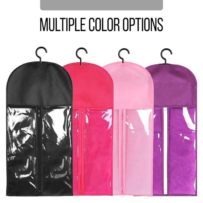 2PCS Hair Extension Holder Wig Stand & Organizer - Hanger & Bag for Multiple Wigs (Black)