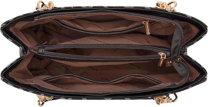Montana West MEDIUM Tote Bag for Women Quilted Chain Handbags Shoulder Purse