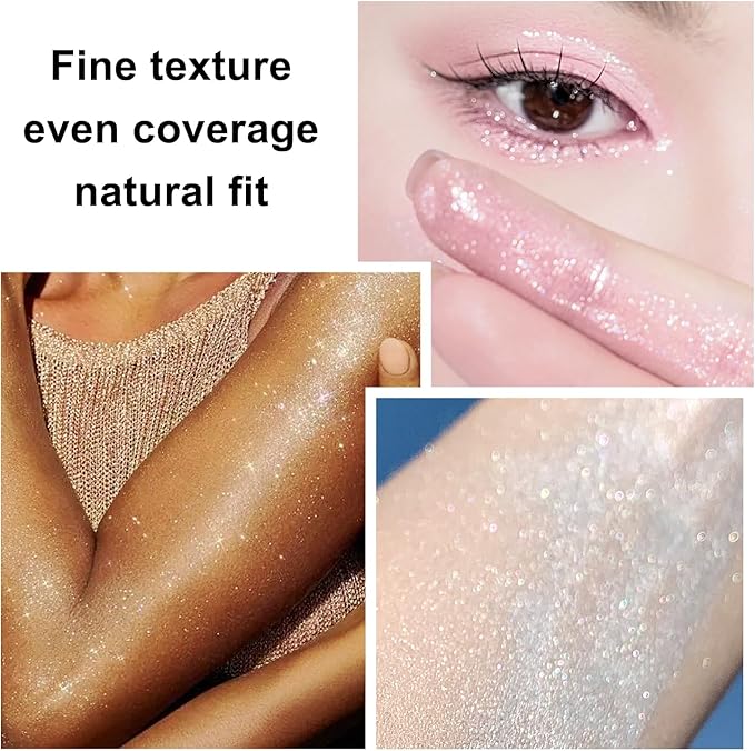 Hair and Body Glitter Spray, 1PC Green Glitter Hairspray Dry Powder Makeup for Clothes, Festival Rave Prom Loose Sparkle Powder,Holographic Ultra Fine Resin Glitters for Crafts,10g (Green)
