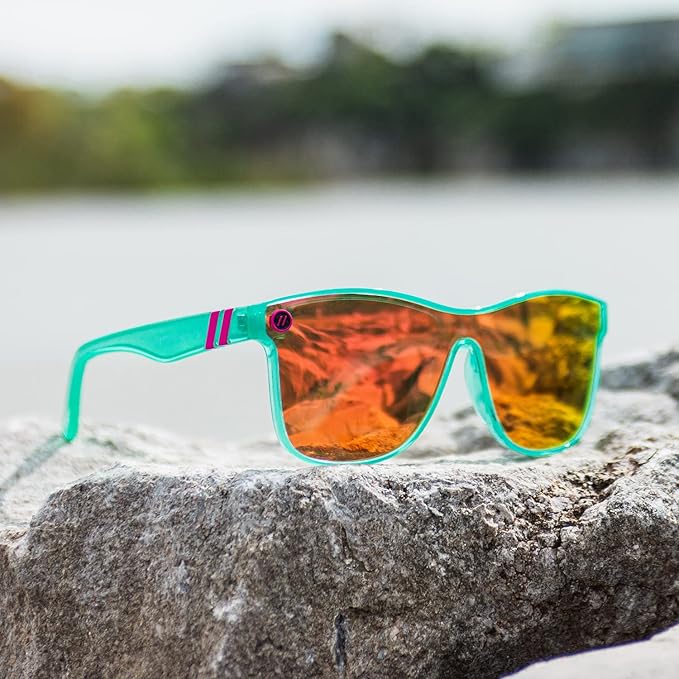 Blenders Eyewear Millenia X2 – Polarized Sunglasses – Flat, Mirrored Lens – 100% UV Protection – For Men & Women