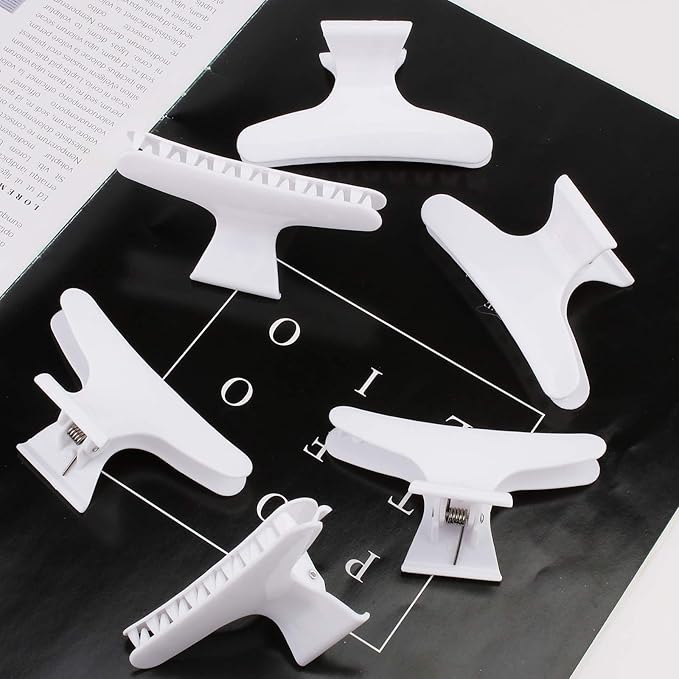 Ondder Hair Clips for Styling - Sectioning Clamps, Butterfly Claws for Salon Pro Cutting, Coloring, and Hair Accessories for Women