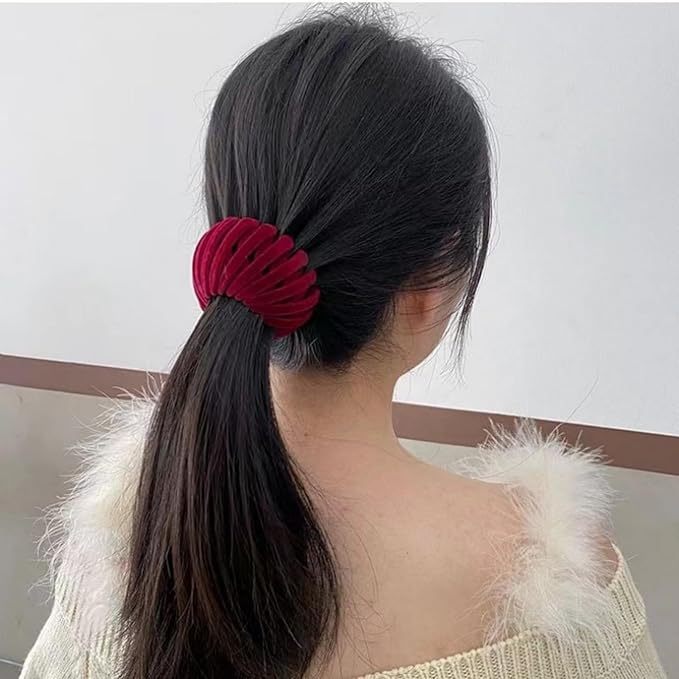 4PCS Bird Nest Magic Clips Hair Accessories for Women Birds Nest Clips