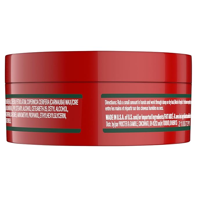 Old Spice No Crunch Crème, Hair Styling Crème for Men, Low Hold with Low Shine, 2.22 oz