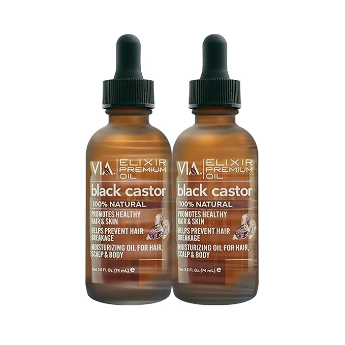 VIA Premium Elixir - black castor Pack of 2