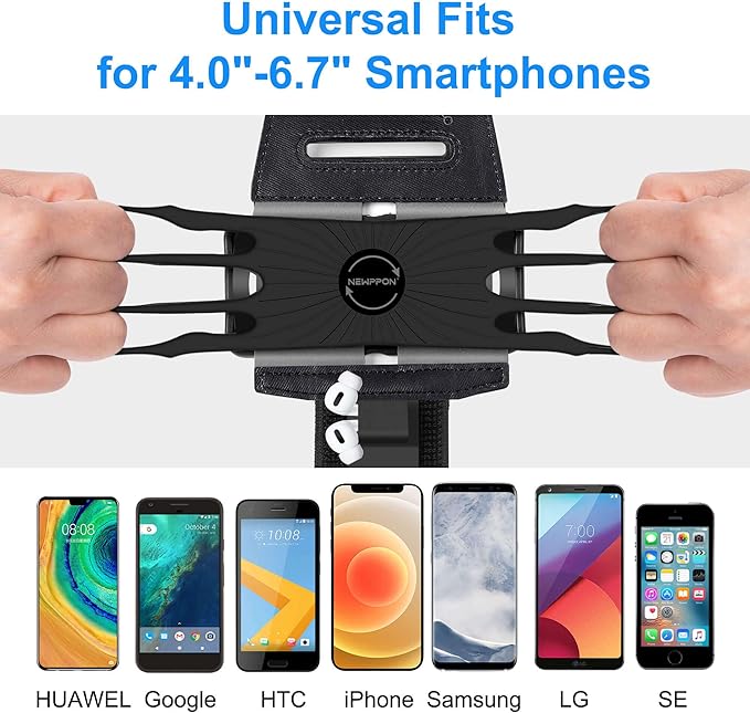 Phone Arm Bands for Runnings : Detachable & 360° Rotatable Water Resistant Armand for Samsung Galaxy S23 S22 S21 S20 Ultra Edge Note FE A50 A60 A70 for Workout Exercise Sports Jogging Gym