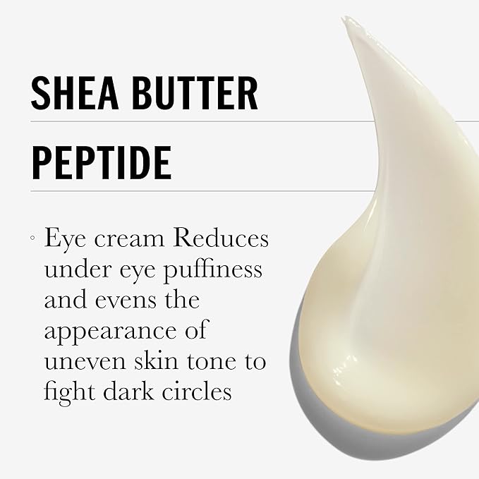 Olay Eyes Shea Butter+Peptide 24 Rich Eye Cream, Fragrance Free, 0.5 oz. (Pack of 2)