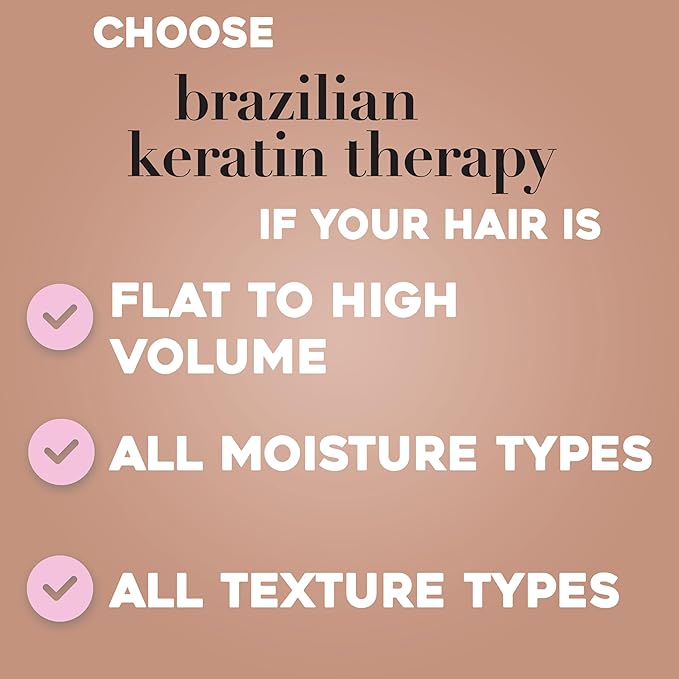 OGX Ever Straightening + Brazilian Keratin Therapy Hair-Smoothing Conditioner with Coconut Oil, Cocoa Butter & Avocado Oil, Paraben-Free, Sulfate-Free Surfactants, 13 Fl Oz (Pack of 2)
