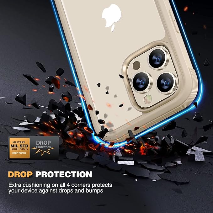 Miracase Designed for iPhone 12 Pro Max Case, Full Body Rugged Case with Built-in Touch Sensitive Anti-Scratch Screen Protector, Soft TPU Case Compatible with iPhone 12 Pro Max 6.7", Bean Yellow