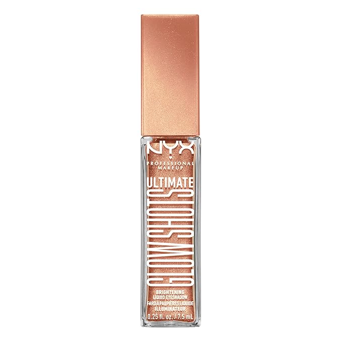 NYX PROFESSIONAL MAKEUP Ultimate Glow Shots, Liquid Eyeshadow, Long-Lasting Shimmer Eye Shadow with Vitamin C - Twisted Tangerine