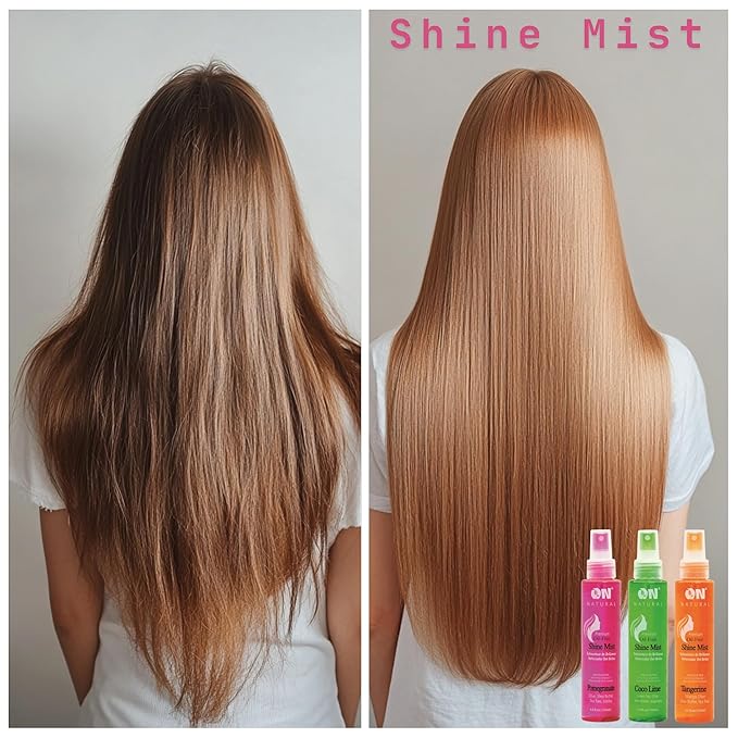On Organic Natural Premium Oil Free Weave & Wig Shine Mist, Pomegranate 4.5 oz