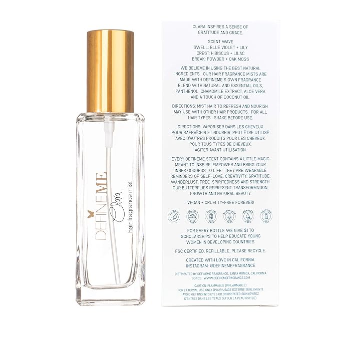 Natural Hair Perfume, Clara, 2 FL OZ