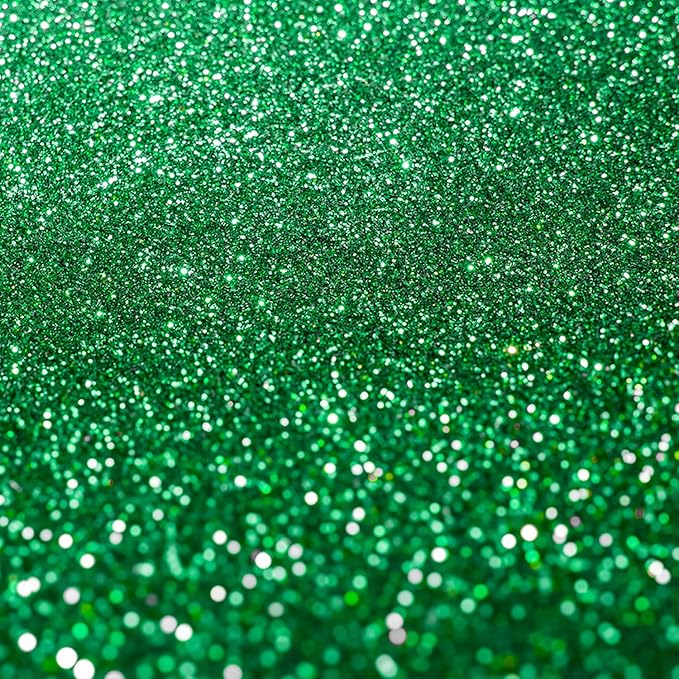 Hemway Premium Ultra Sparkle Glitter Multi Purpose Metallic Flake for Nail Art, Cosmetic Graded, Makeup, Festival, Party, Hair, Body and Eyes 100g / 3.5oz - Emerald Green