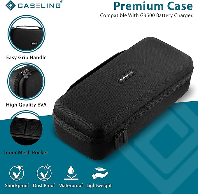 Caseling Hard Case Compatible with G3500 6V 12V 3.5A Smart Battery Charger.