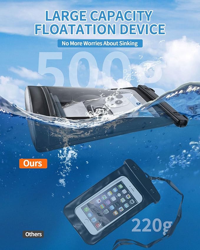 2L Waterproof Phone Pouch Floating for Cruise Essentials 2025, Cruise Ship Dry Bag for Beach Vacation Essentials, IPX8 Crossbody Bags for iPhone 16 15 14 13 12 Pro Max Galaxy Pixel - Green