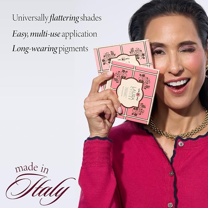 LAURA GELLER NEW YORK Party in a Palette, Ready to Jetset! + Baked Balance-n-Brighten Powder Foundation, Tan