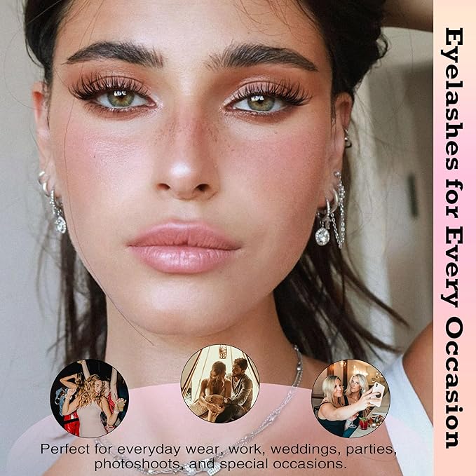 Natural Lash Extension Kit 8-16mm Lash Clusters Wispy Eyelash Clusters Sweatproof Lash Clusters C Cluster 144pcs with Bond and Seal Lash Glue and Eyelash Extension Tweezers DIY at Home
