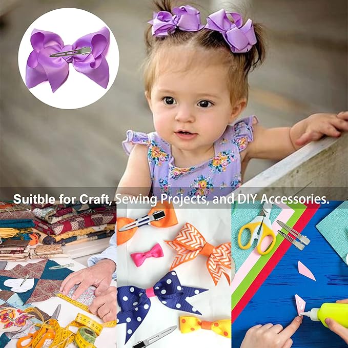 Styling Hair Clips, Silver Metal Duck Billed Hair Clips for Women Styling Sectioning, Duckbill Long Hair Clips, Pin Curl Clips for Hair, Alligator Roller Clip with Case