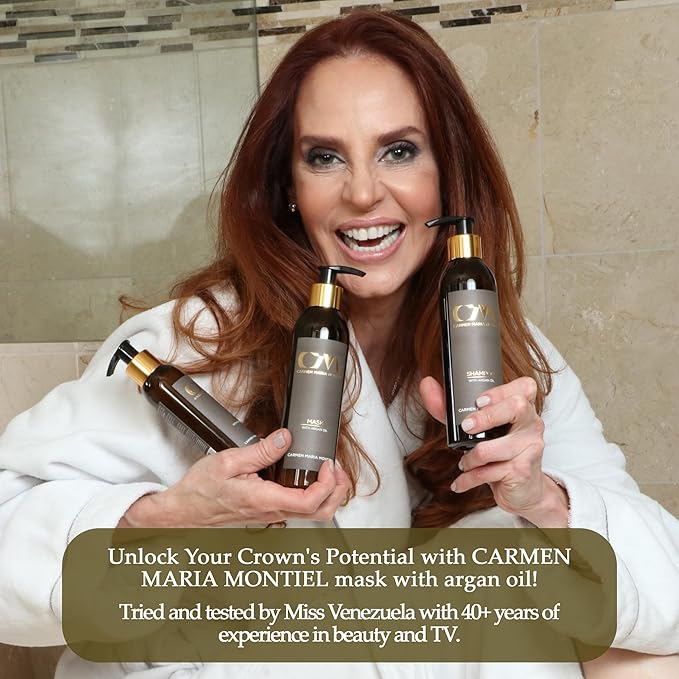 CM Hair Mask Hair Care Essentials - Special Hair Treatment Masks with Argan Oil - Hair Mask for Dry Damaged Hair and Growth, Nourishes and Hydrates like a Deep Conditioner