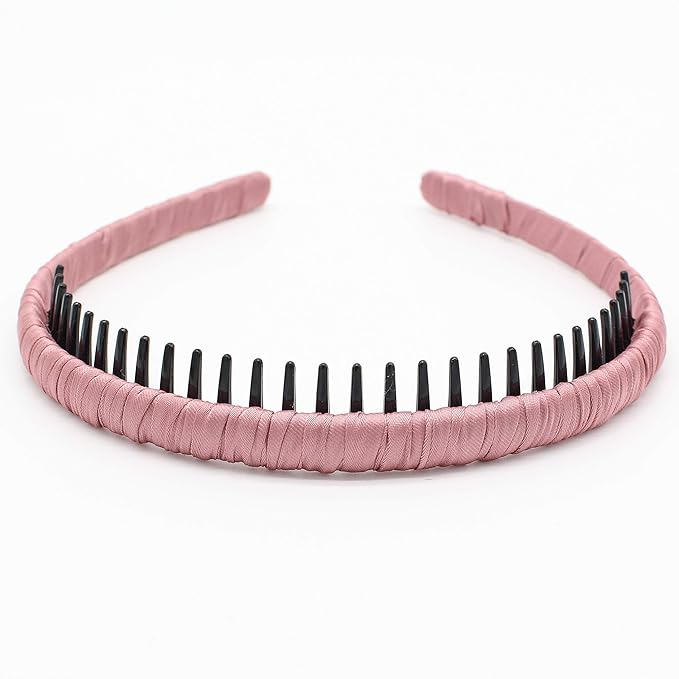 4 color Fashion hair bands headbands for women/Girls teeth comb Hair Accessories Non-slip Hair Hoop Resin Hairband Comfy headwear