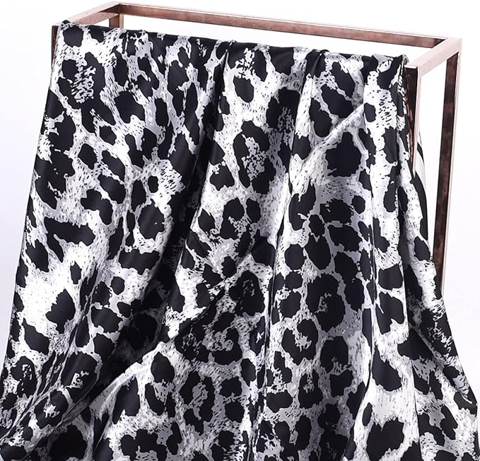 35 x 35 Women's Fashion Pattern Large Square Silk Like Hair Scarf Head Sleeping Wrap Satin Neck Bandana for Gift…