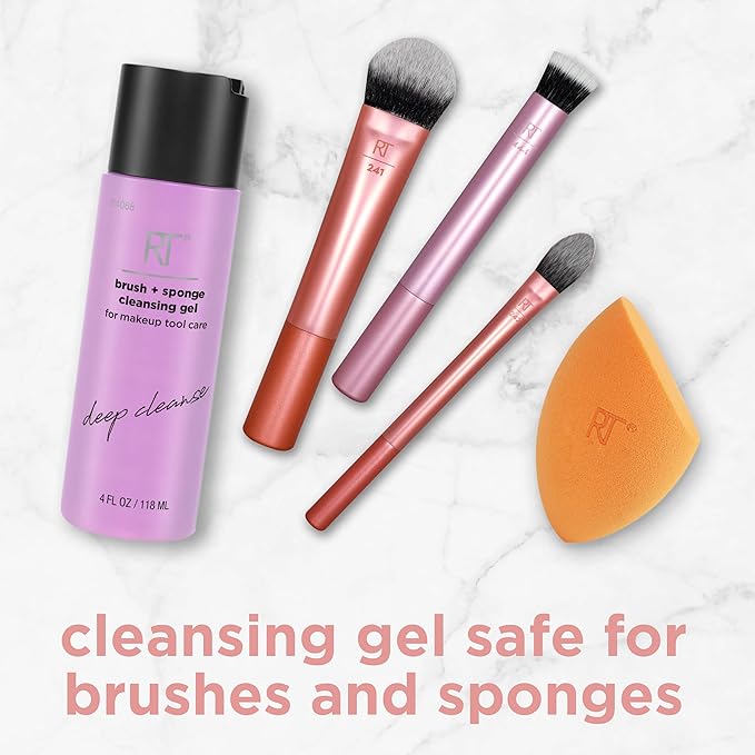 Real Techniques Miracle Deep Cleansing Gel, 4 fl. oz./118 ml Bottle